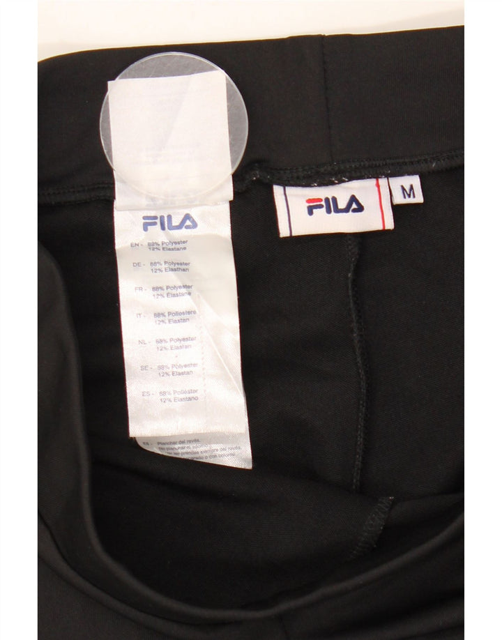 Leggings cu grafic pentru femei FILA UK 12 Poliester mediu negru