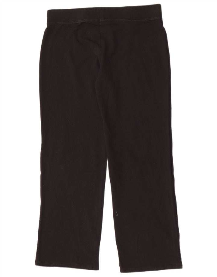 Pantaloni de trening pentru femei Marks & Spencer UK 12 Bumbac mediu negru