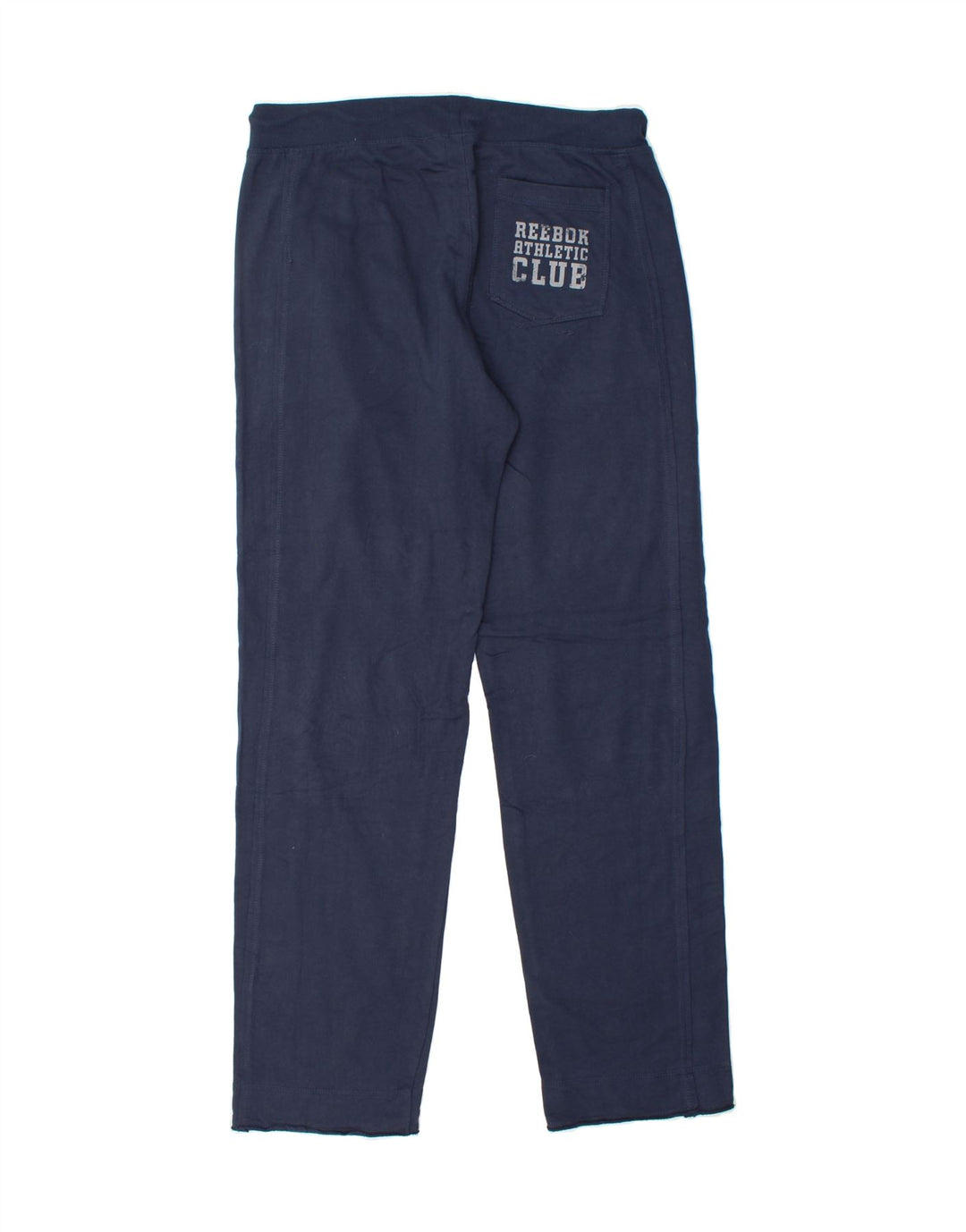REEBOK Mens Graphic Tracksuit Trousers Large  Navy Blue Cotton Vintage Reebok and Second-Hand Reebok from Messina Hembry 