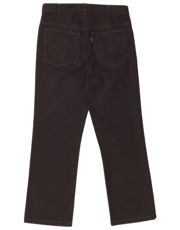 Blugi drepti pentru bărbați Levi's W33 L29 bumbac negru
