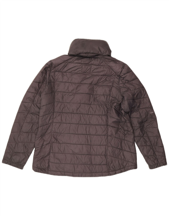FAT FACE Womens Padded Jacket UK 18 XL  Grey Nylon