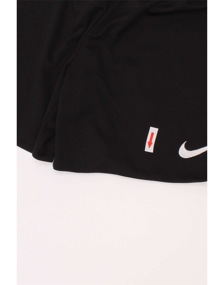 Pantaloni scurți sport Nike Dri Fit pentru băieți 8-9 ani poliester negru mic
