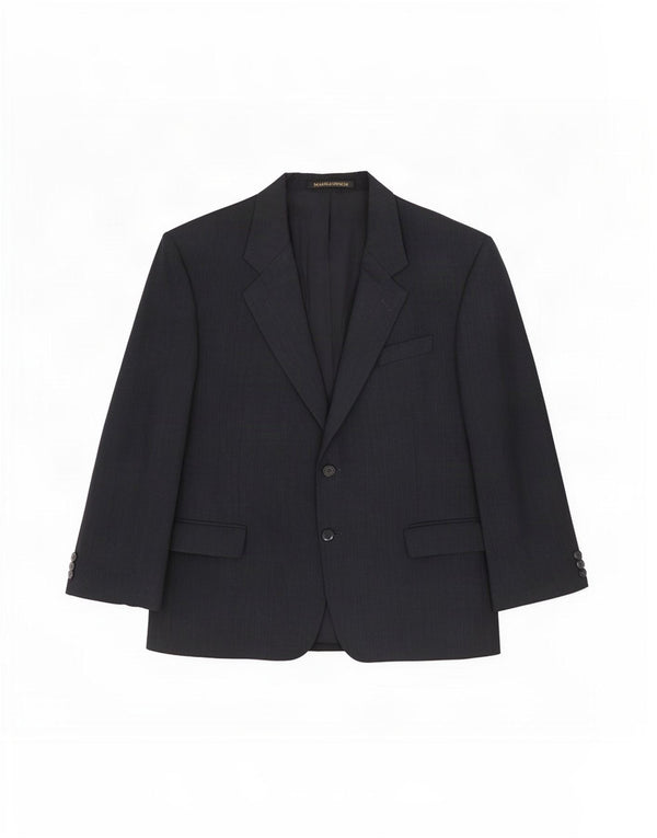 Jachetă pentru bărbați Marks & Spencer, scurtă, cu 2 nasturi, UK 44 XL bleumarin