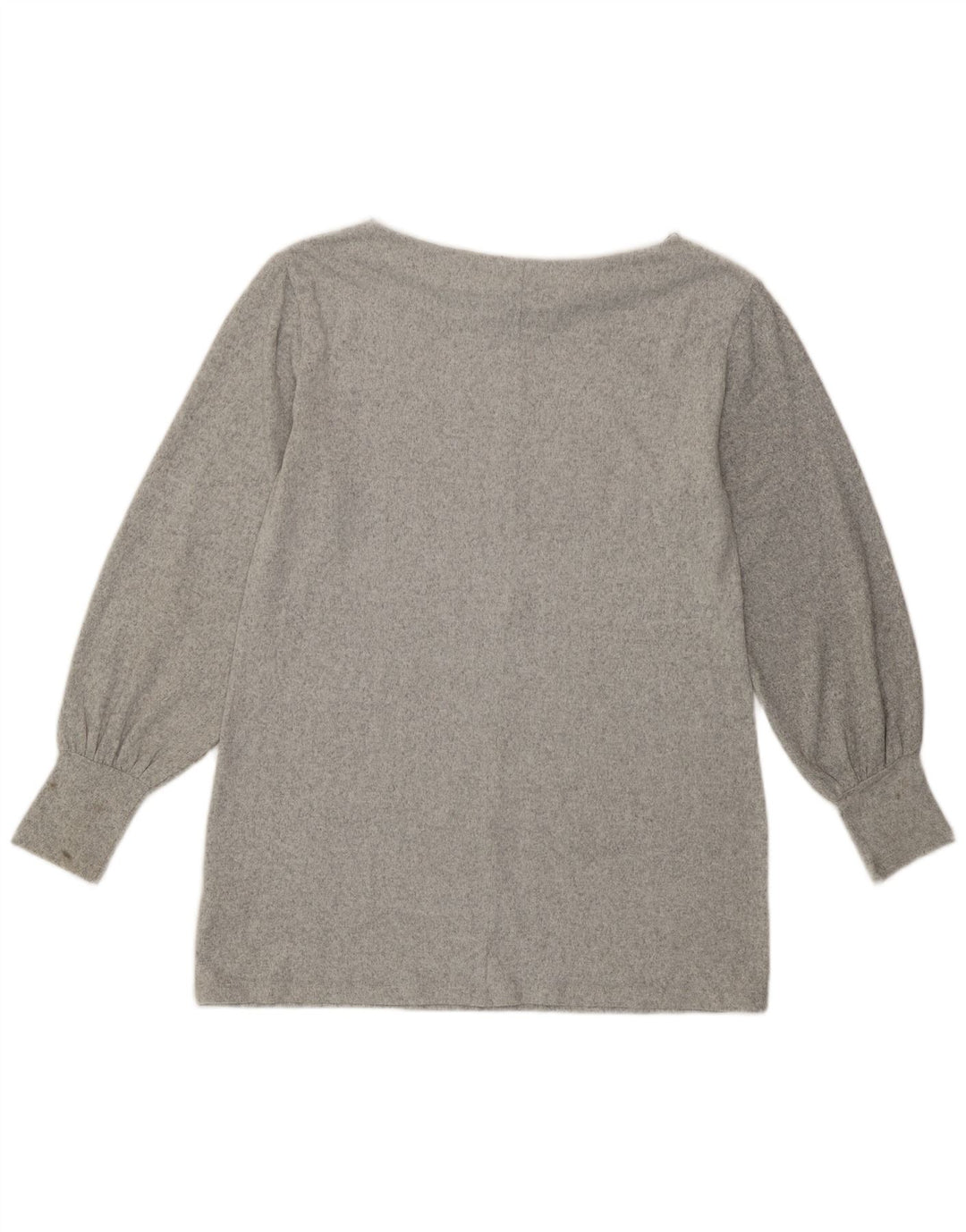 Marks & Spencer Top pentru femei cu mânecă lungă UK 12 Medium Gri Poliester