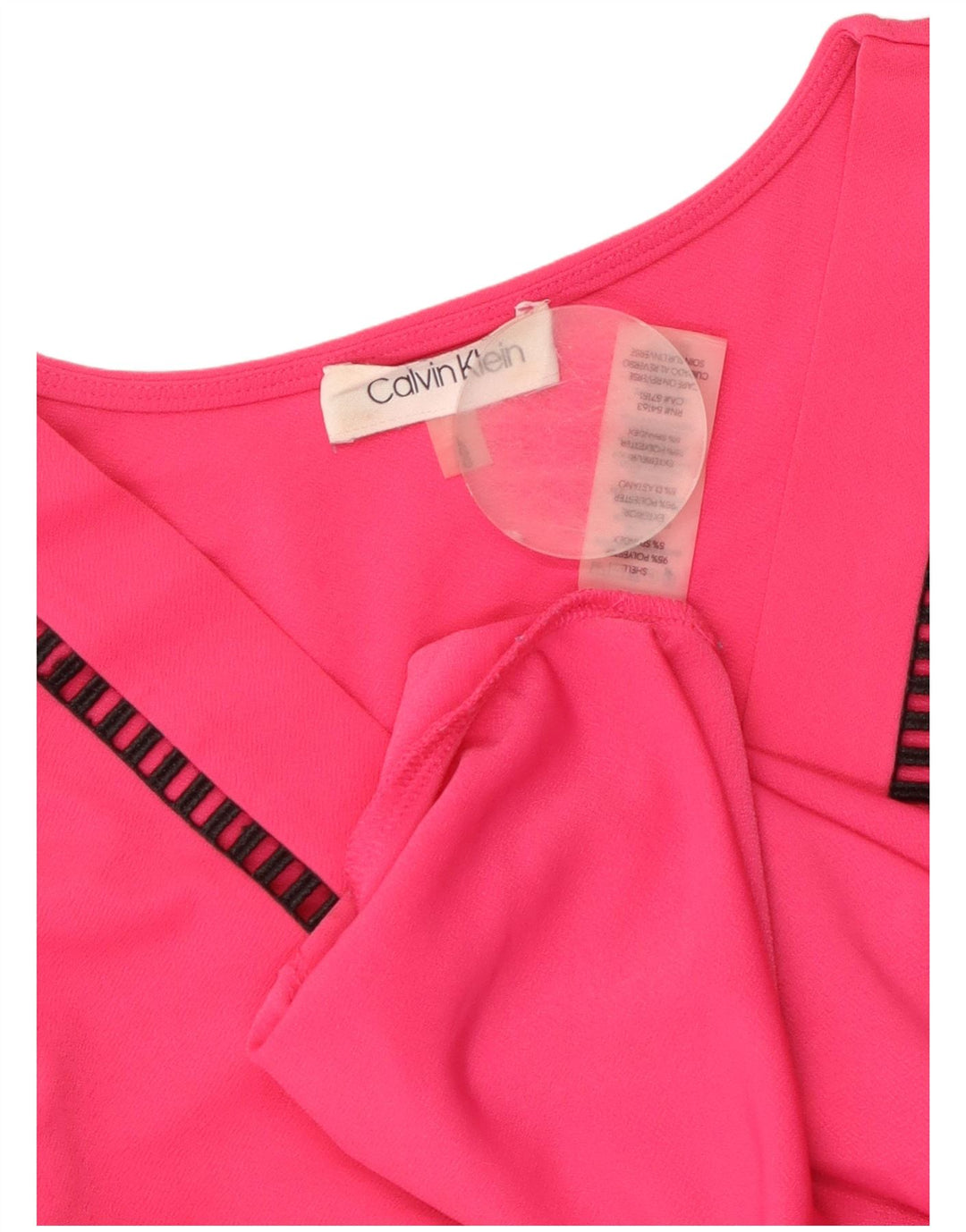 CALVIN KLEIN Vest Top pentru femei UK 16 Poliester roz mare