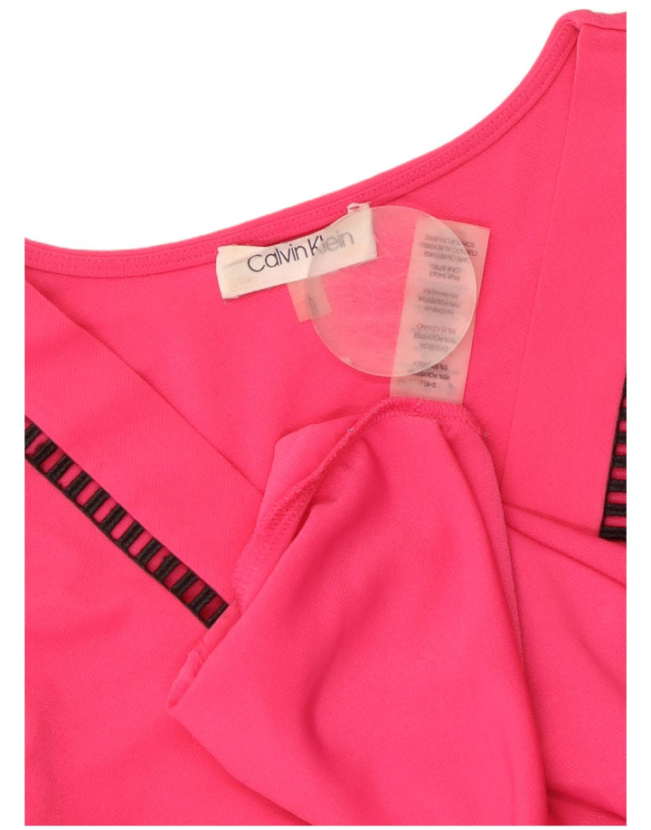 CALVIN KLEIN Vest Top pentru femei UK 16 Poliester roz mare
