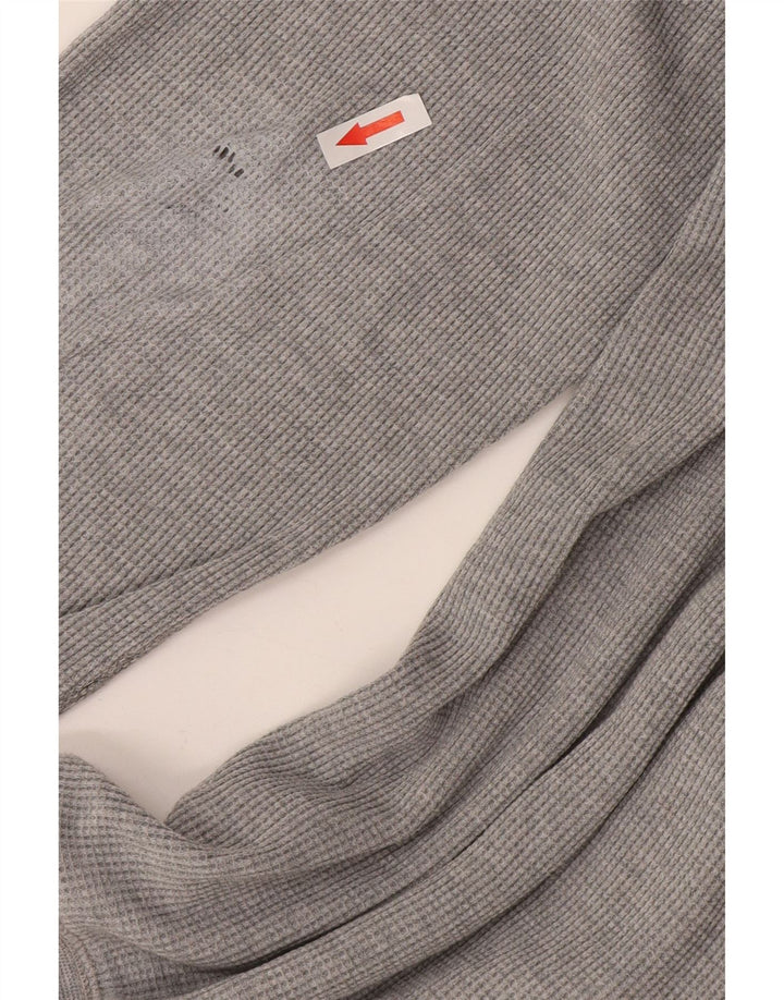 Top cu glugă pentru bărbați Timberland cu mânecă lungă, 2XL, bumbac gri
