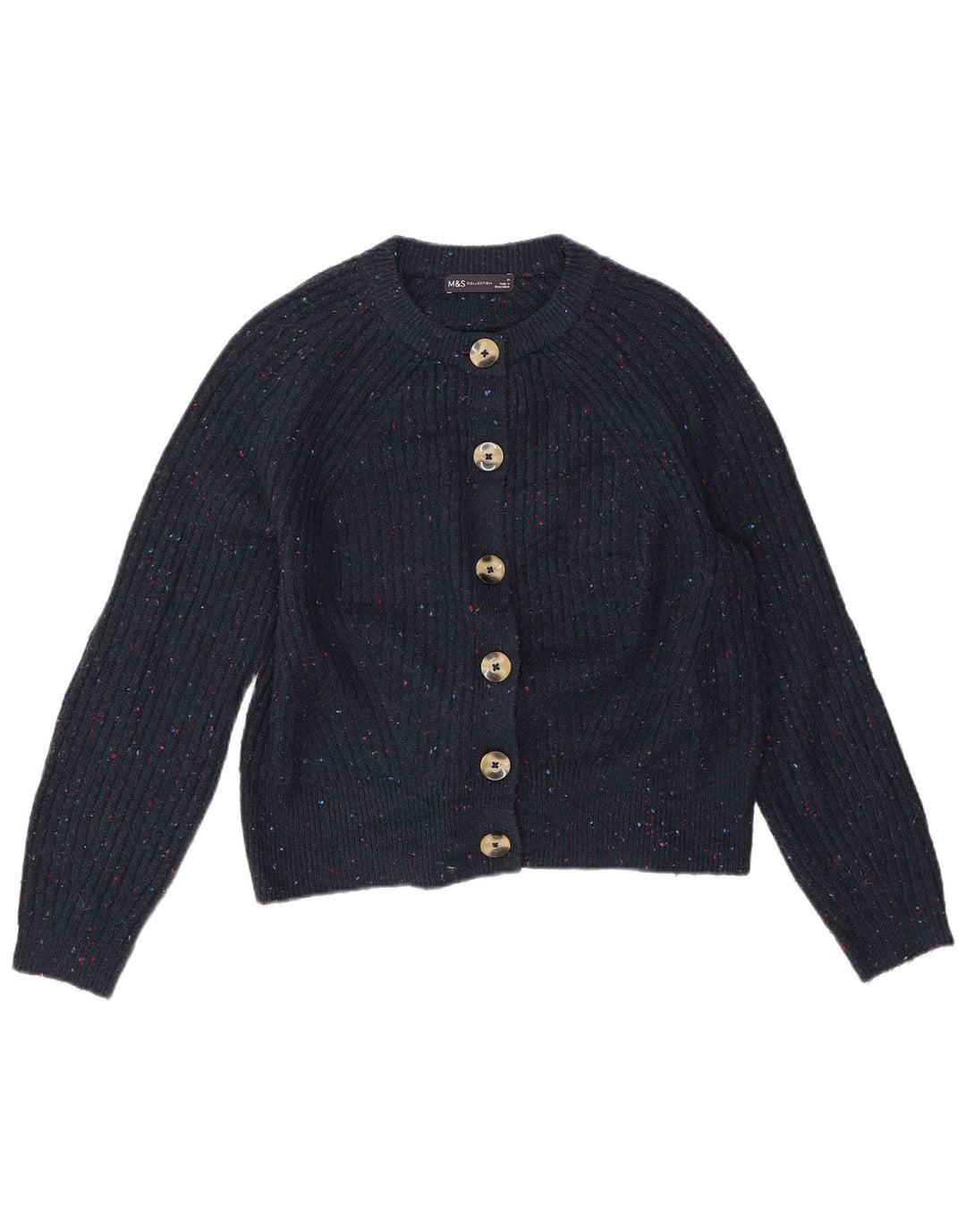 Pulover cardigan pentru femei Marks & Spencer UK 14 Medium Bleumarin Pete