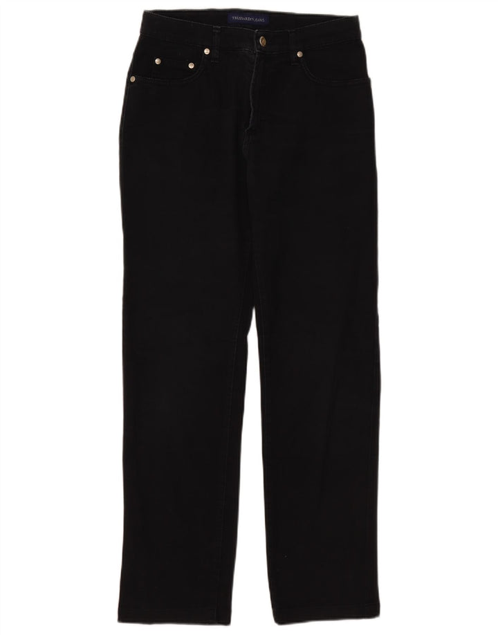 Blugi drepti pentru femei Trussardi W27 L28 negri