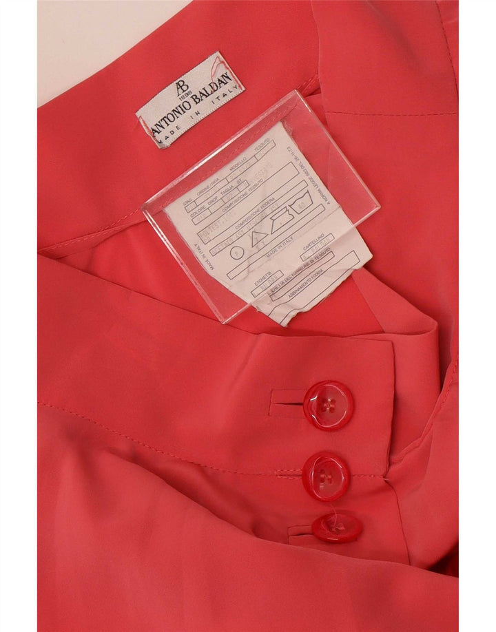 Fusta evazată pentru femei Antonio Baldan IT 42 Medium W26 Poliester roz