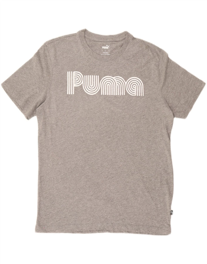 Tricou grafic PUMA pentru bărbați Top mare gri