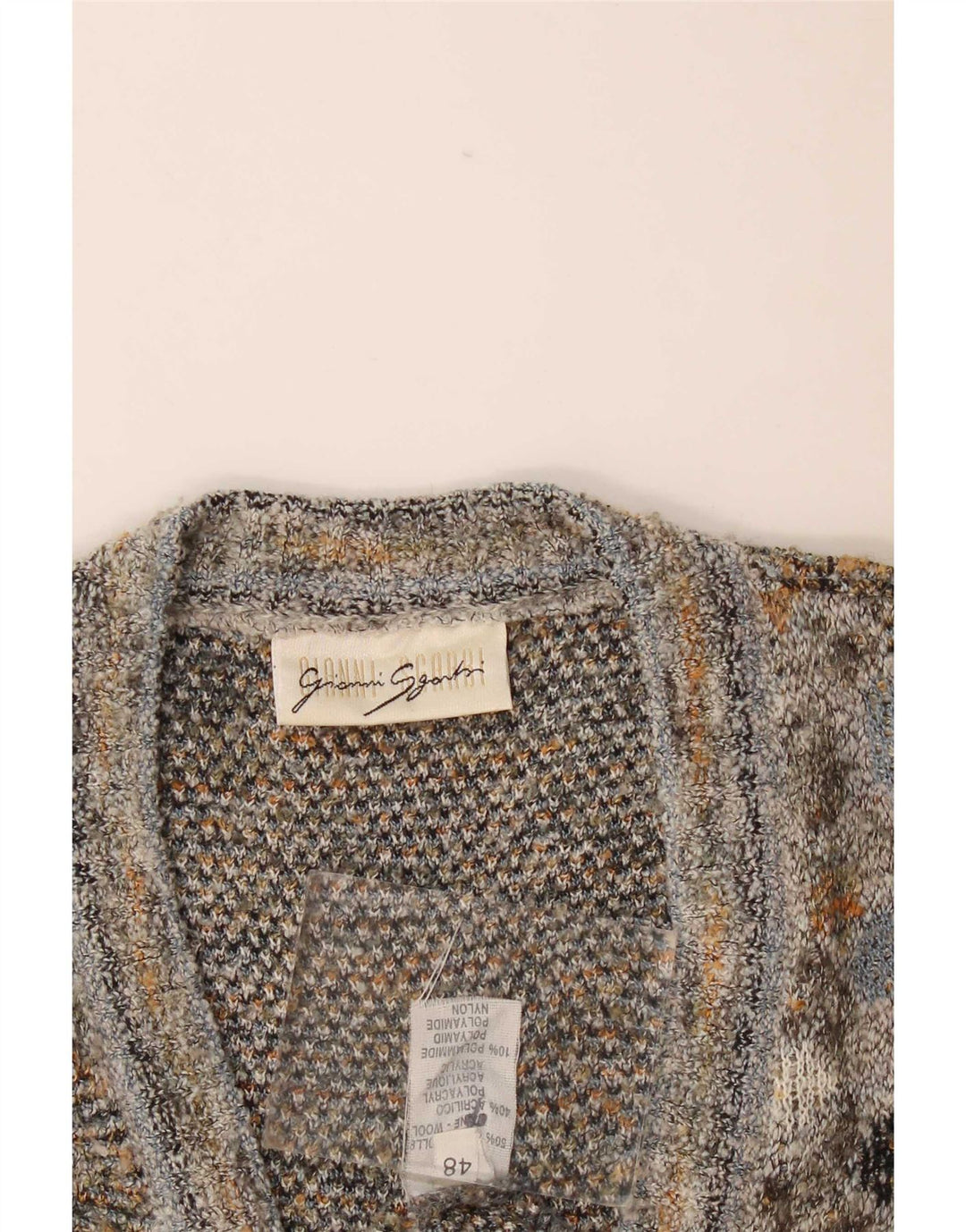 Pulover cardigan pentru bărbați Gianni Sgarbi IT 48 Mediu Multicolor Geometric