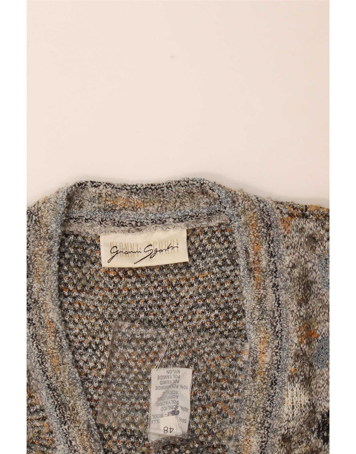 Pulover cardigan pentru bărbați Gianni Sgarbi IT 48 Mediu Multicolor Geometric