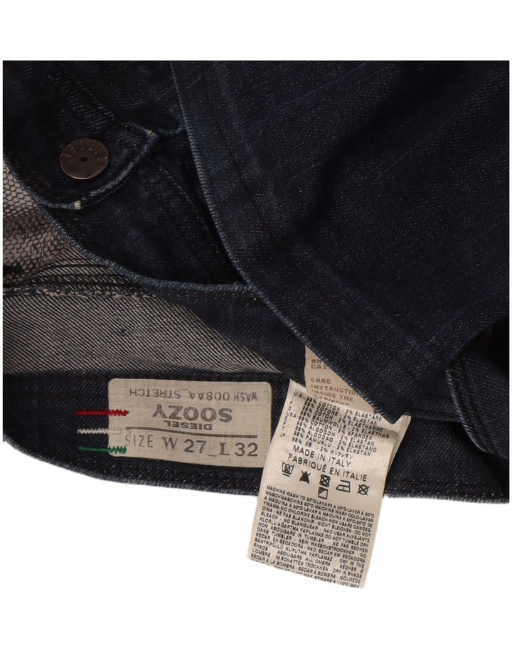 Jeans drepte Soozy pentru femei Diesel W27 L32 Bumbac bleumarin