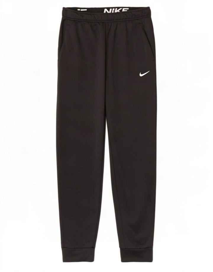 Pantaloni de trening Nike Therma-Fit pentru bărbați Pantaloni de jogging, mari, negru, poliester