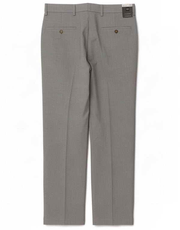 Pantaloni casual drepti pentru bărbați Marks & Spencer W32 L29 poliester gri