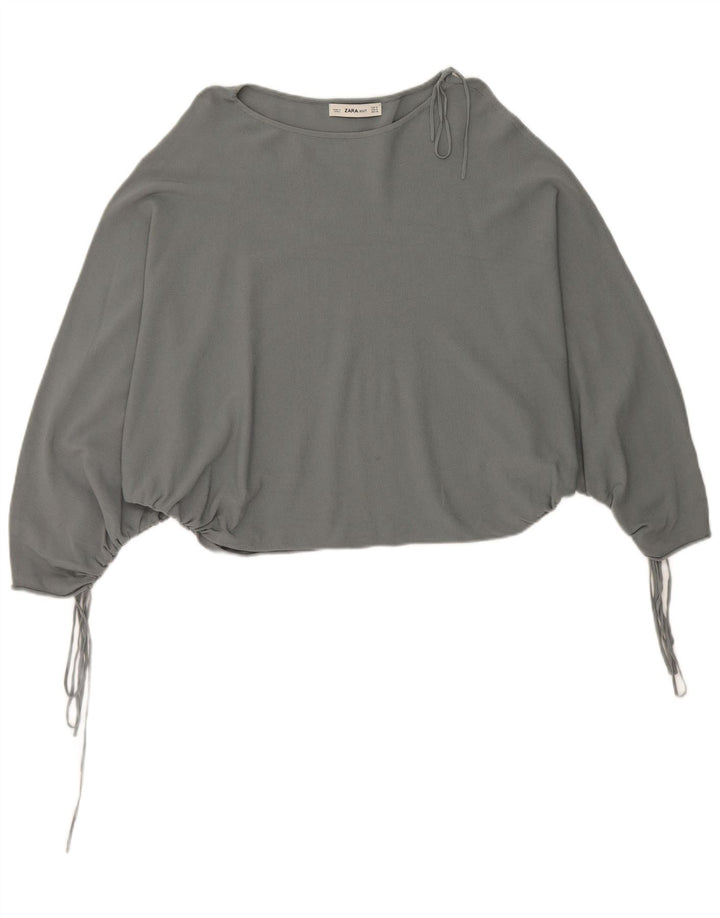 Bluză Zara Femei Batwing Top UK 14 Medium Gri