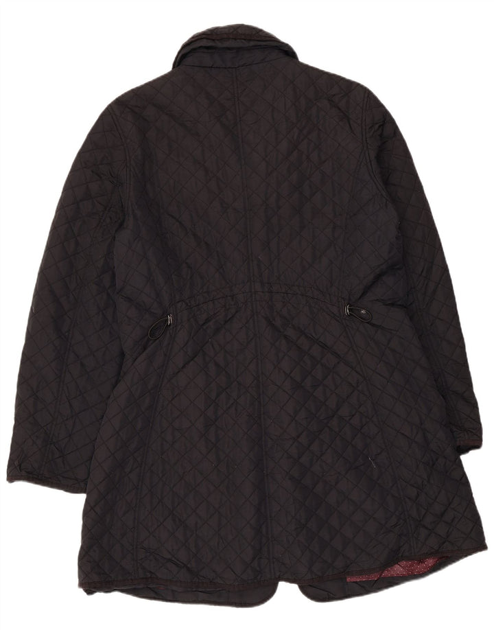 Pardesiu matlasat Hobbs pentru femei UK 14, mare, negru, nailon