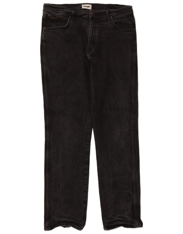 WRANGLER Jeans drepte pentru bărbați Texas W38 L34 bumbac gri