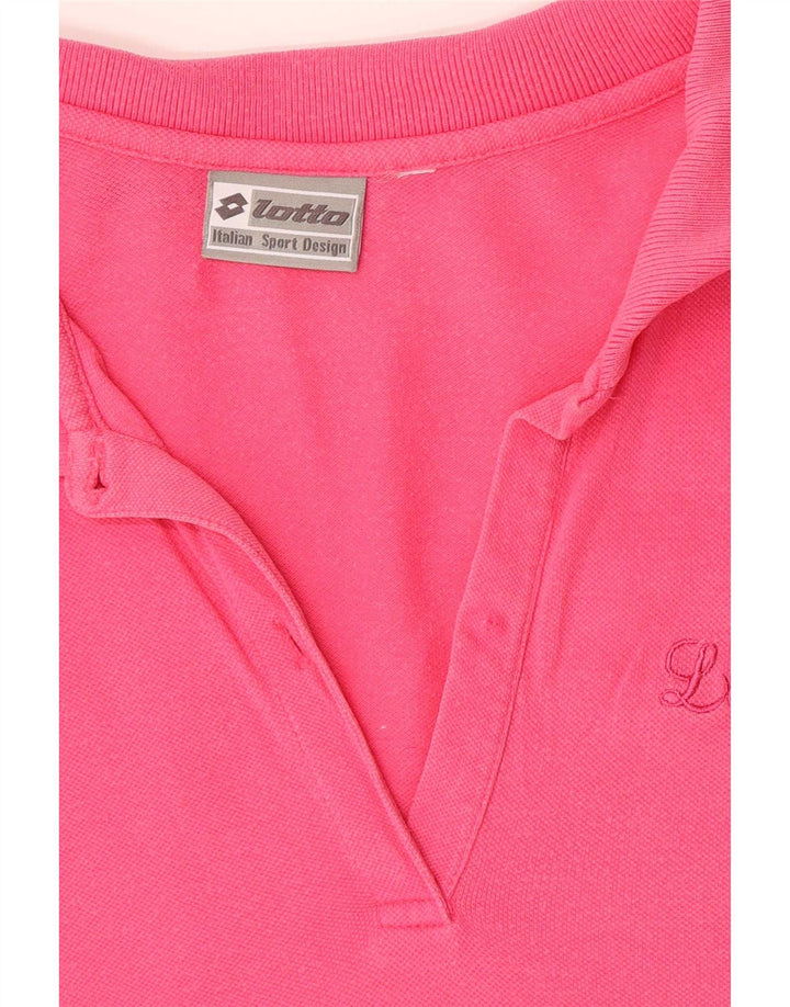 Tricou polo pentru femei Lotto, roz mediu