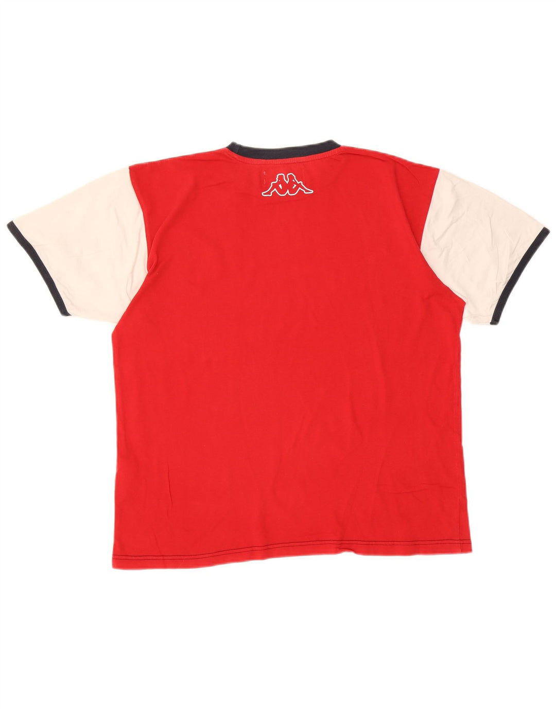 Tricou grafic pentru bărbați Kappa Top, roșu mediu, bumbac color bloc
