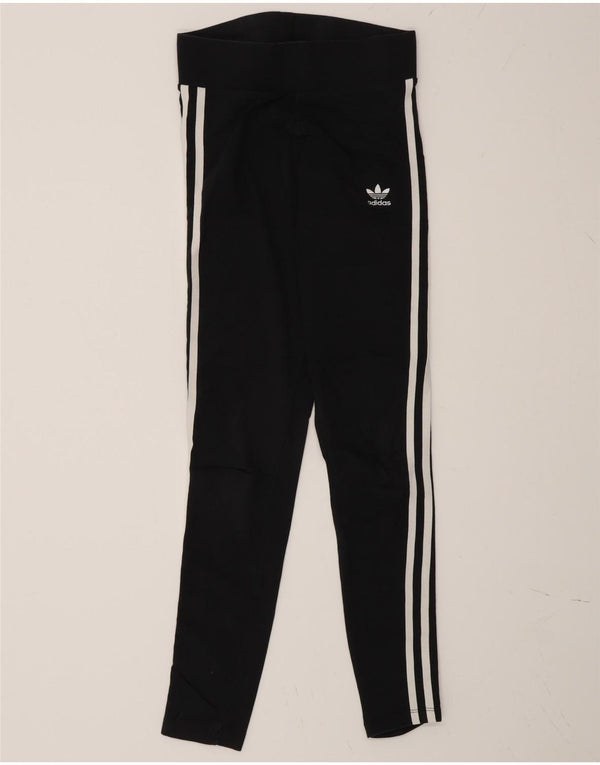Leggings pentru femei Adidas UK 6 XS bumbac negru