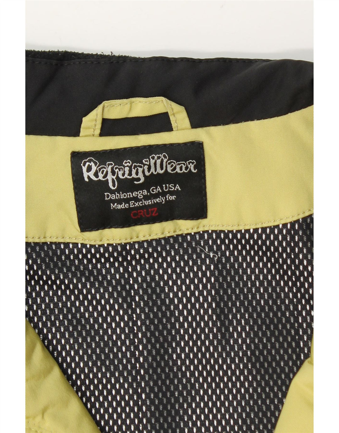 Jachetă Bomber Cruz pentru femei Refrigiwear UK 14 Medium Yellow Colorblock