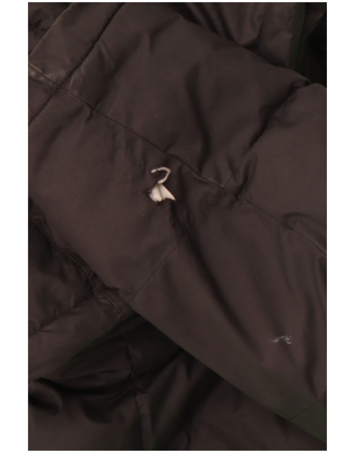 Jachetă căptușită cu glugă NIKE pentru băieți 13-14 ani XL negru poliester color bloc