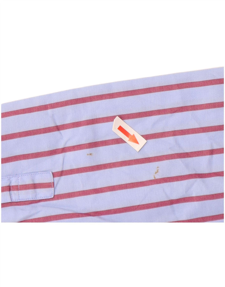 Cămașă Lacoste pentru bărbați, mărimea 41, mare, albastru, bumbac cu dungi