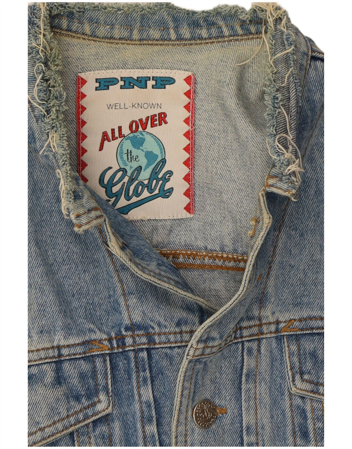 Jachetă de blugi vintage pentru bărbați UK 36 Small Blue