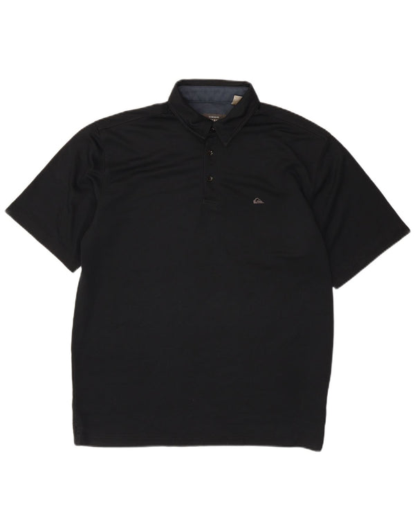 Tricou polo pentru bărbați Quiksilver XL poliester negru