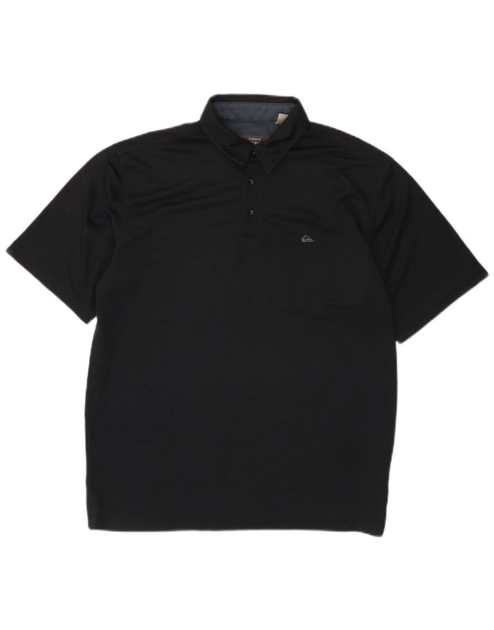 Tricou polo pentru bărbați Quiksilver XL poliester negru