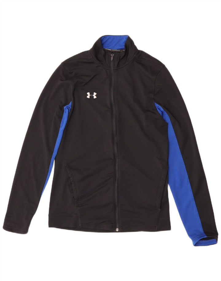 Jachetă de trening pentru bărbați Under Armour, negru mediu, poliester bloc de culoare