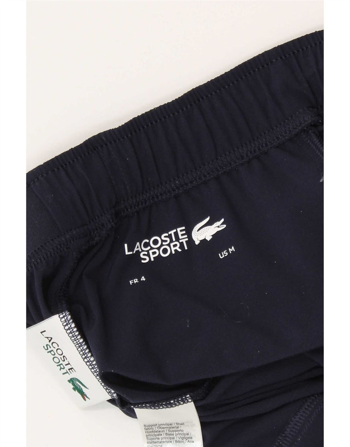 Pantaloni scurți sport grafic Lacoste pentru bărbați, mărimea 4, poliester, albastru, mediu