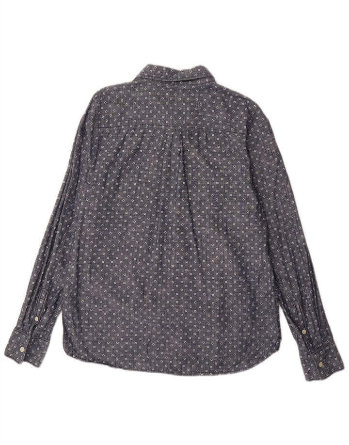 Cămașă pulover pentru femei J. CREW US 6 Medium Blue Spotted