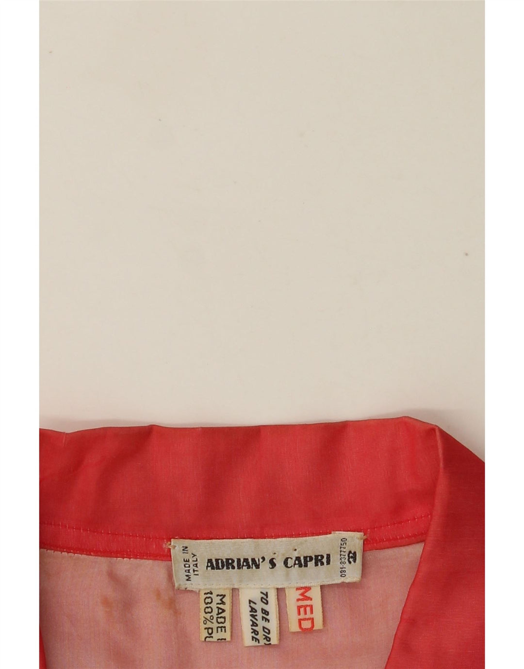 ADRIAN’S CAPRI Bomber Jacket pentru femei UK 14 Medium Red Silk