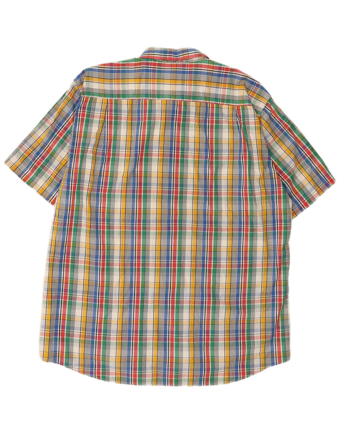 Cămașă cu mânecă scurtă pentru bărbați Levi's XL, bumbac cu carouri multicolore