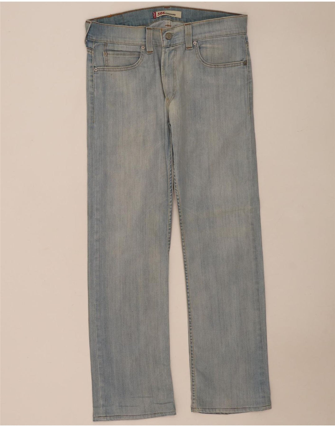 Blugi drepti 506 pentru femei Levi's W34 L32 Bumbac albastru