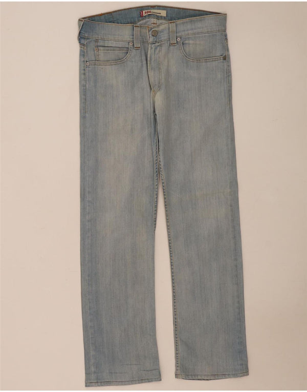 Blugi drepti 506 pentru femei Levi's W34 L32 Bumbac albastru