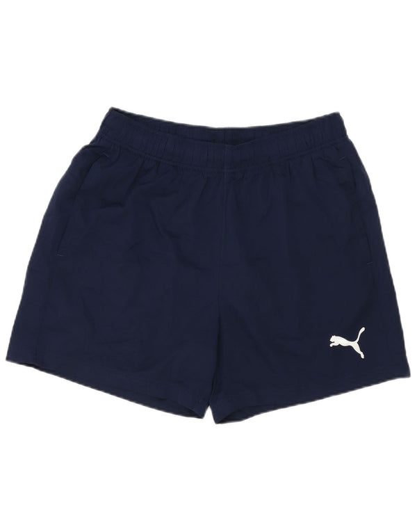 Pantaloni scurți sport Puma pentru bărbați, poliester, albastru, mediu