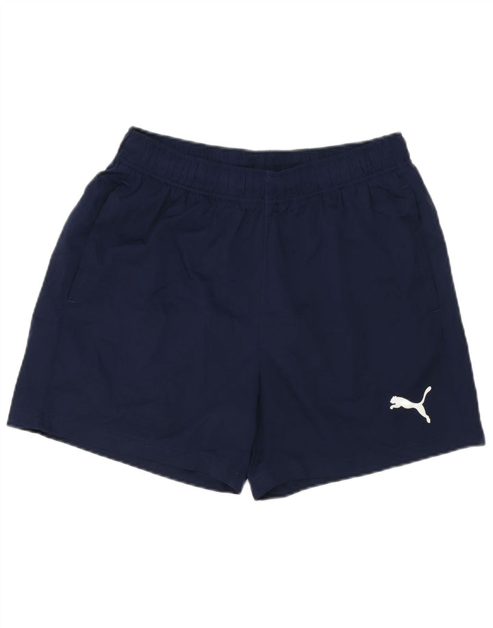 Pantaloni scurți sport Puma pentru bărbați, poliester, albastru, mediu