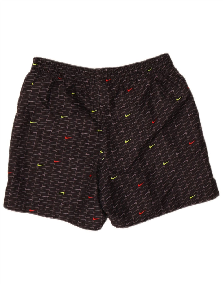 Pantaloni scurți sport grafic Nike pentru bărbați, poliester negru mic