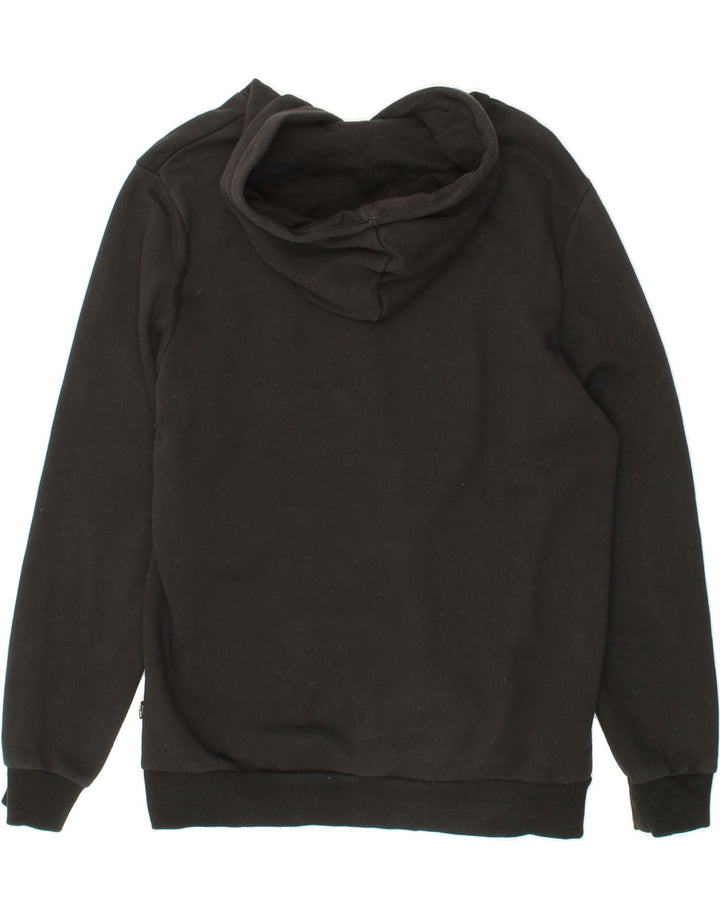 PUMA Mens Graphic Hoodie Jumper Medium Black Vintage Puma and Second-Hand Puma from Messina Hembry 