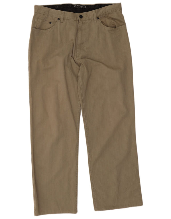 Pantaloni casual drepti pentru bărbați Marks & Spencer W34 L29 kaki