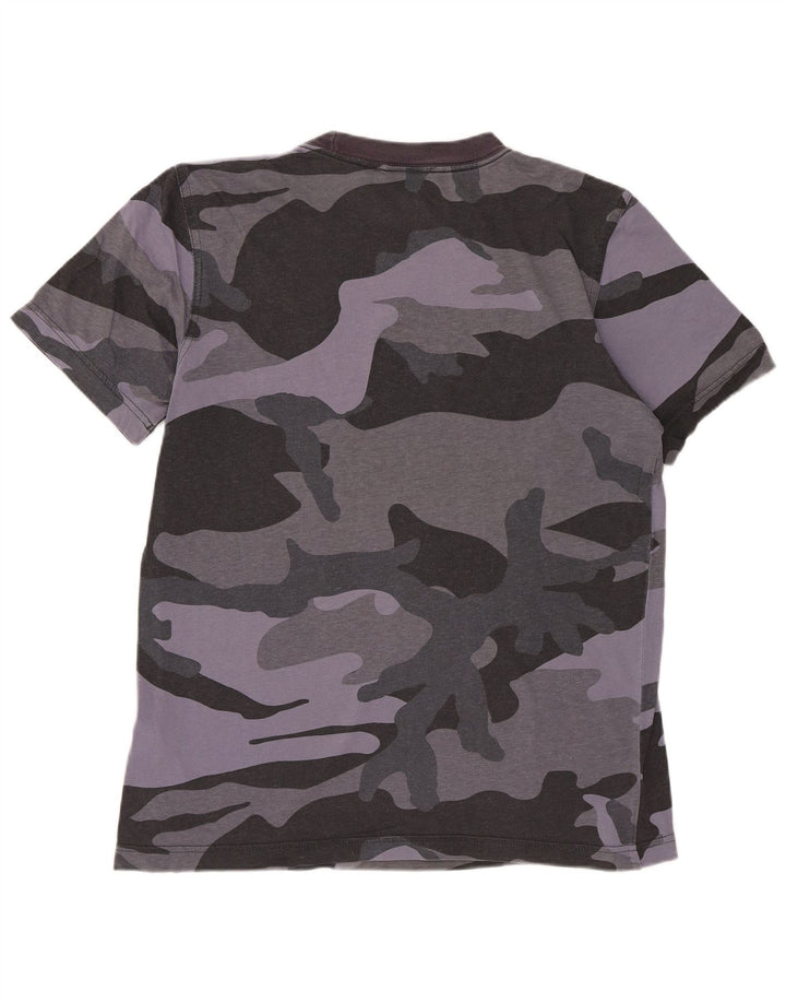 Tricou grafic ADIDAS pentru bărbați Top XS bumbac camuflaj gri