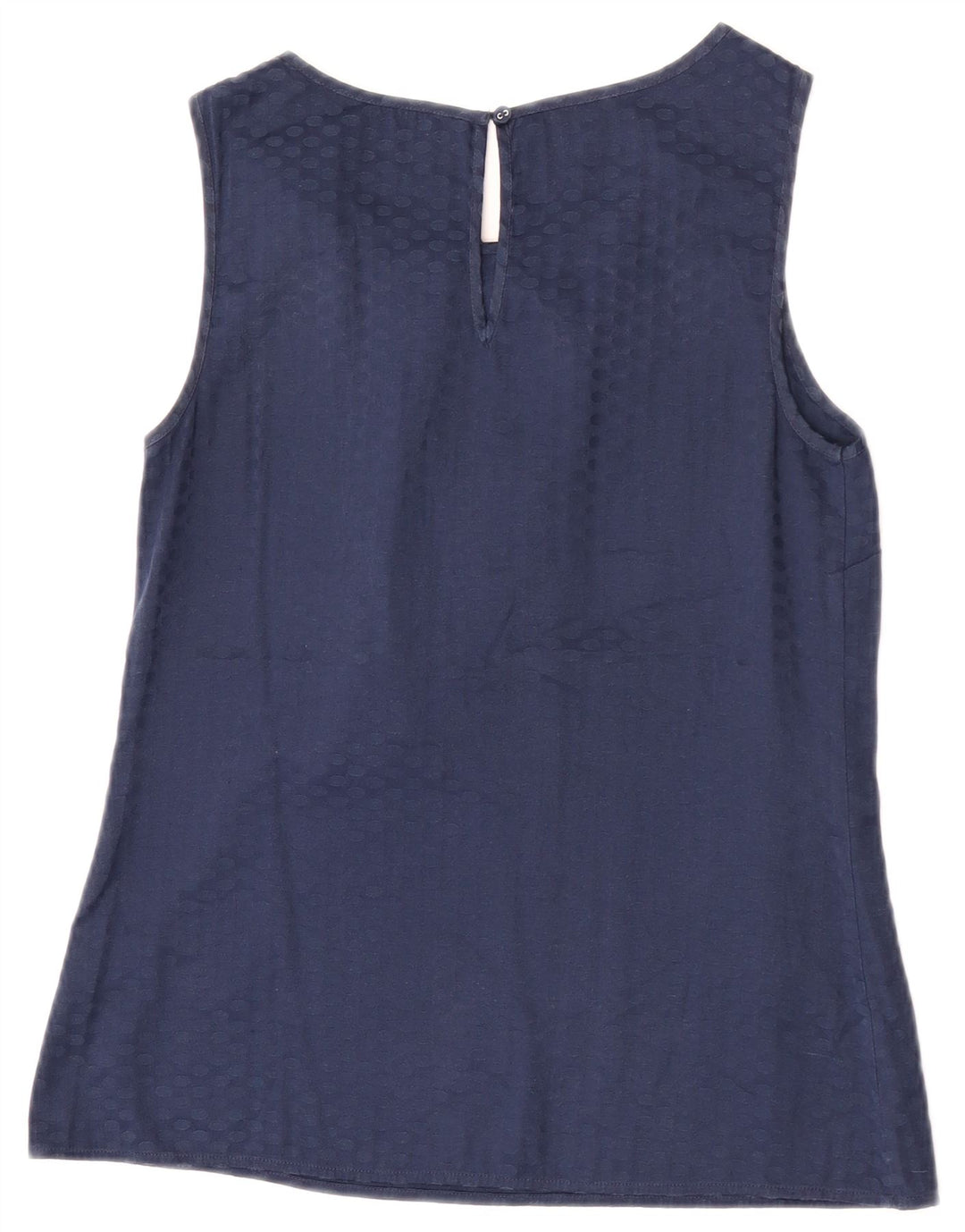 Bluză fără mâneci pentru femei Oasis UK 12 Medium bleumarin poliester cu pete