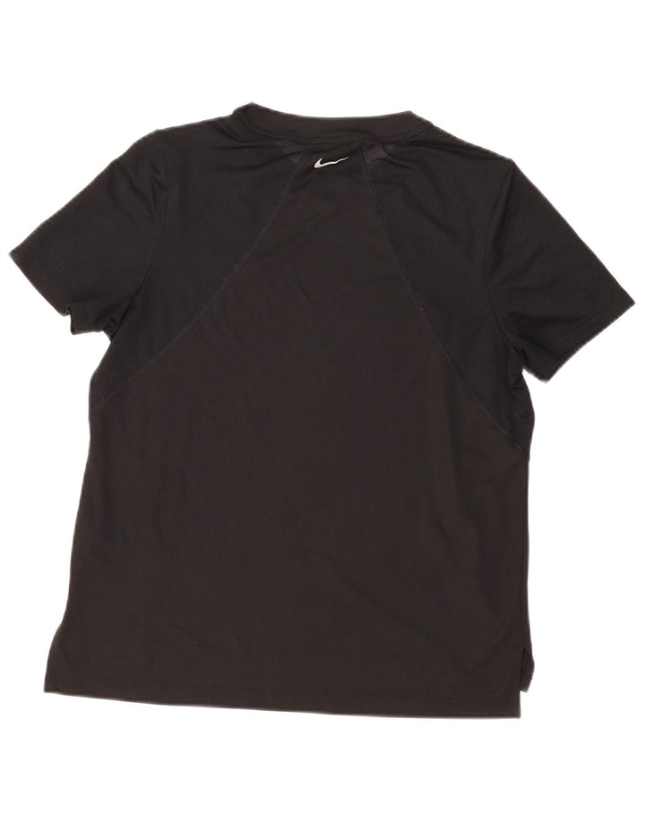 Tricou Nike Dri Fit pentru femei Top UK 14 Medium Negru Poliester Sport