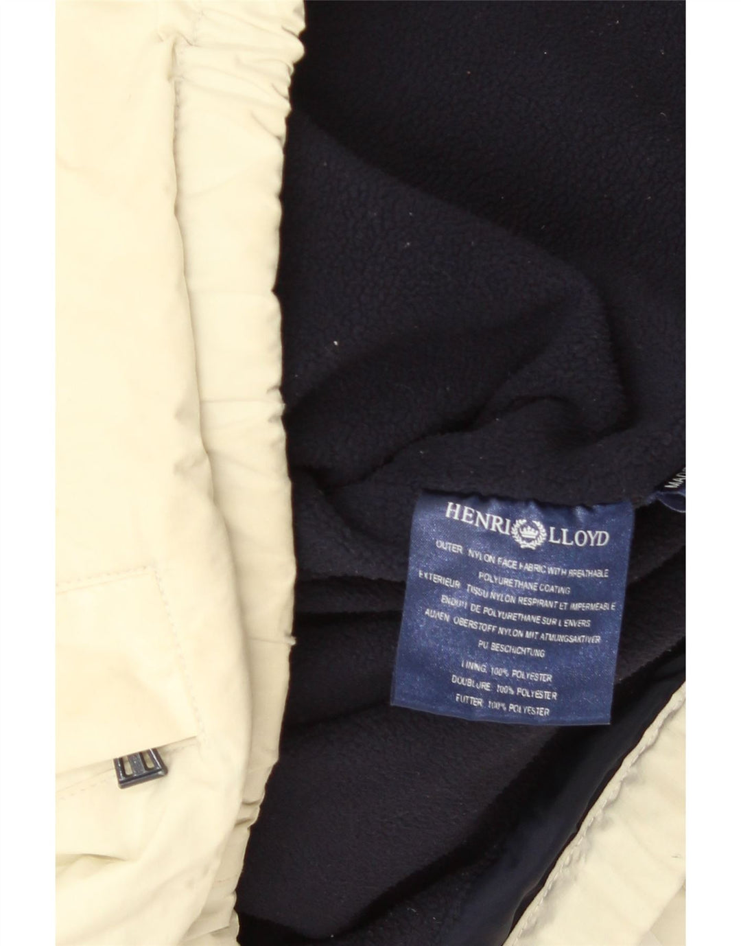 Henri Lloyd Jachetă Bomber Windbreaker pentru bărbați UK 38 Medium Bej Poliester
