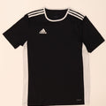 Tricou Adidas Climalite pentru bărbați Top Mediu Negru Poliester Colorblock