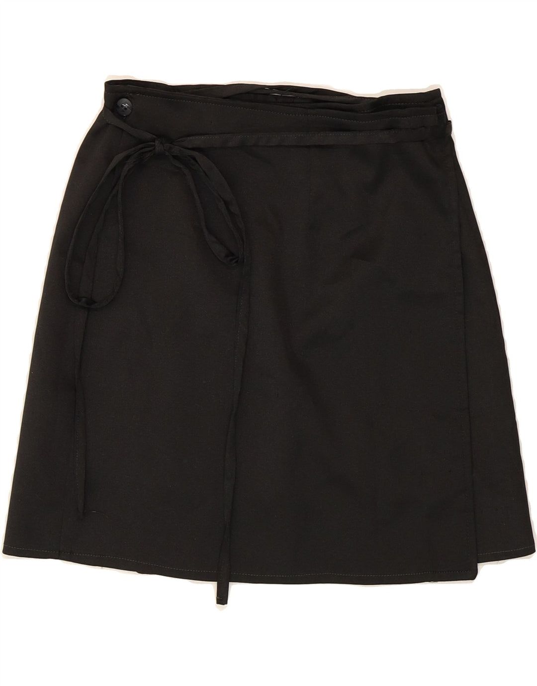 ONYX Womens Wrap Skirt UK 16 Large W32 Black Vintage Onyx and Second-Hand Onyx from Messina Hembry 